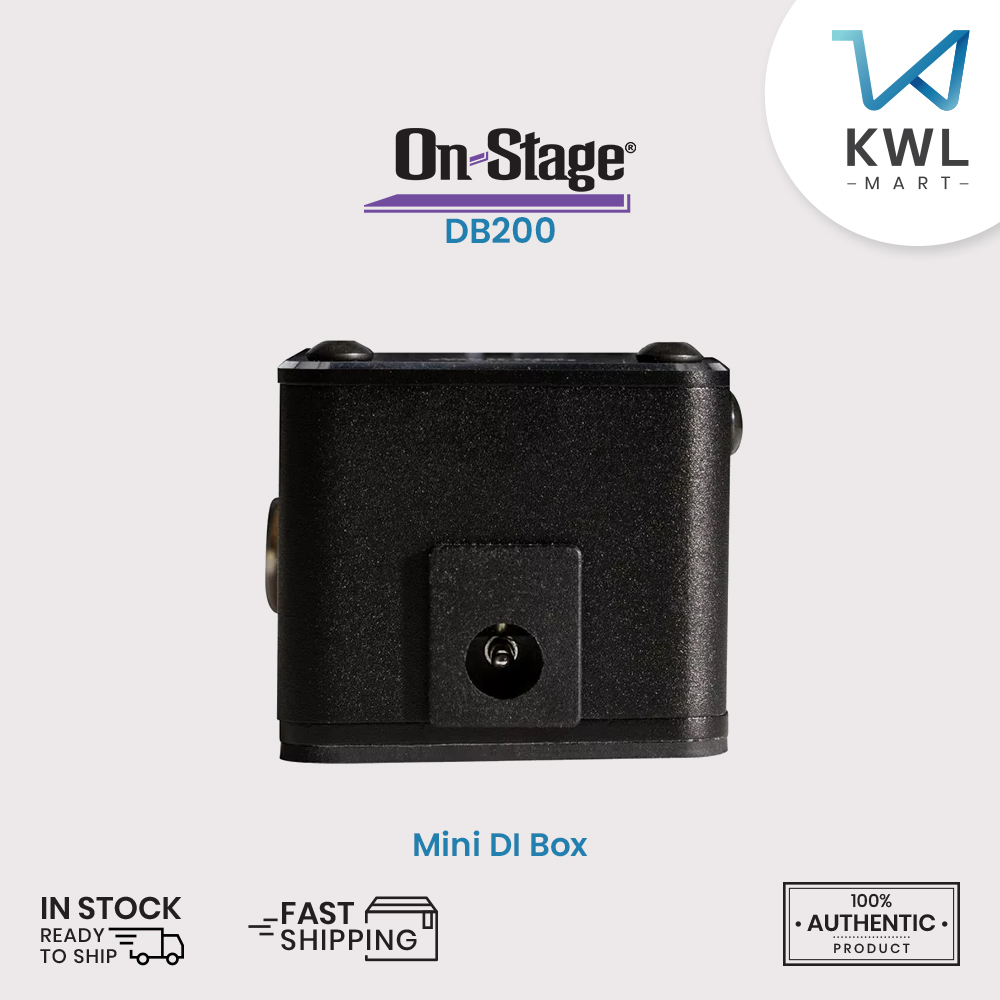 On-Stage DB200 Mini DI Box (Active) With Cabinet Simulator - Image 3