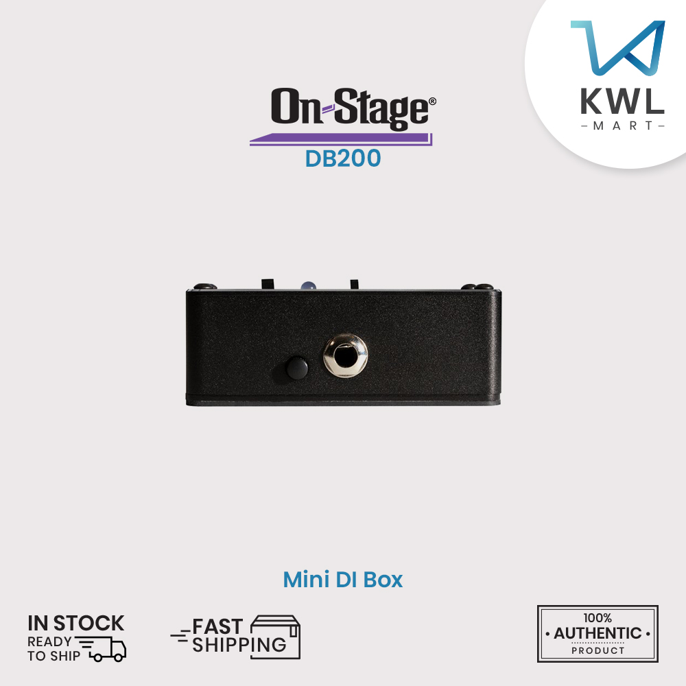 On-Stage DB200 Mini DI Box (Active) With Cabinet Simulator - Image 4