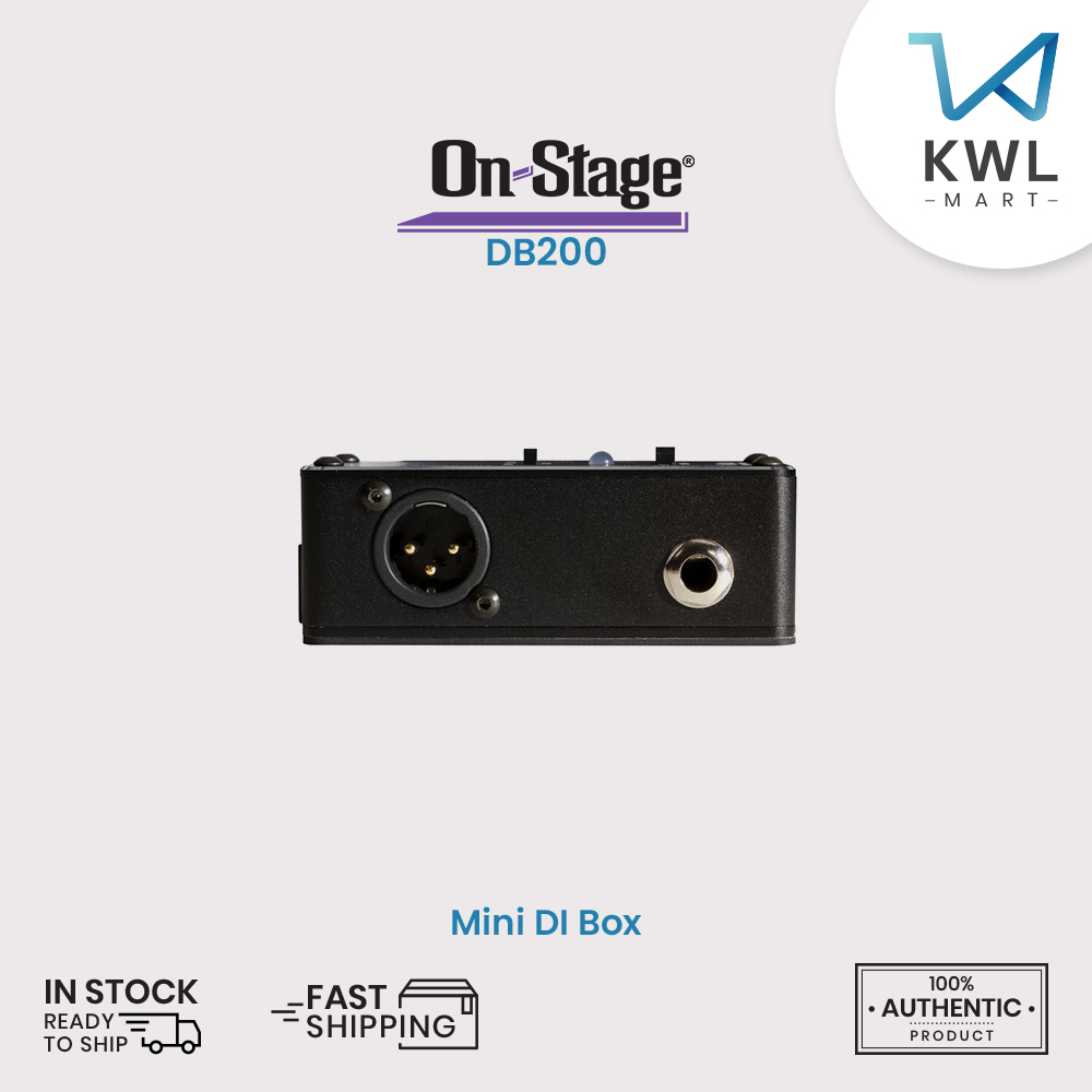On-Stage DB200 Mini DI Box (Active) With Cabinet Simulator - Image 5