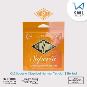 Rotosound CL2 Superia Classical Normal Tension Classical Guitar Strings, Tie End