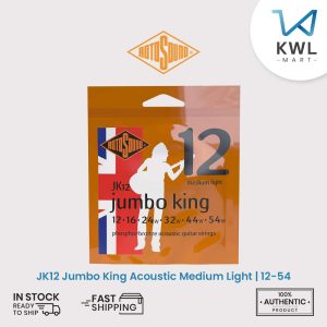 Rotosound JK12 Jumbo King Acoustic Guitar Strings Medium Light | 12-54