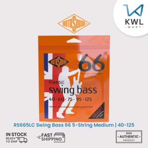 Rotosound RS665LC Swing Bass 66 5-String Medium Bass Guitar String 40-125