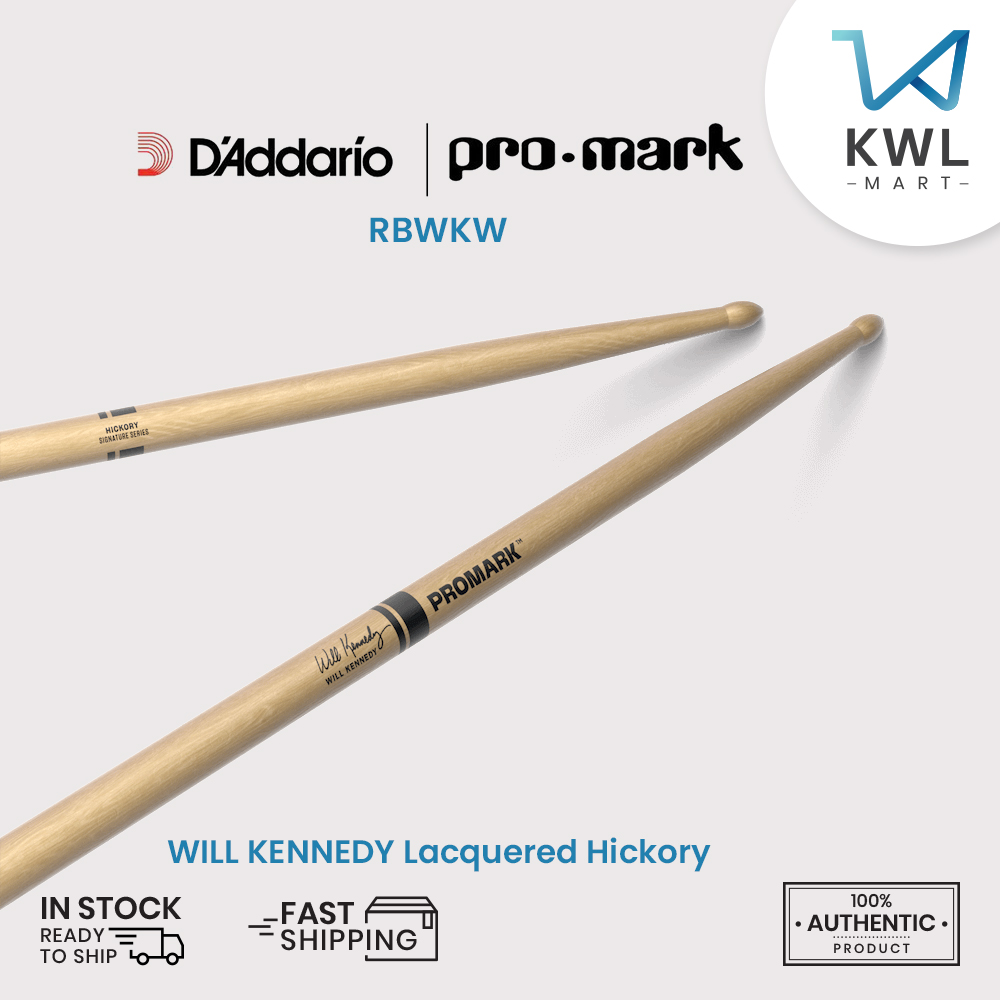 ProMark RBWKW WILL KENNEDY Artists Signature Collection Drumsticks, Lacquered Hickory - Image 2