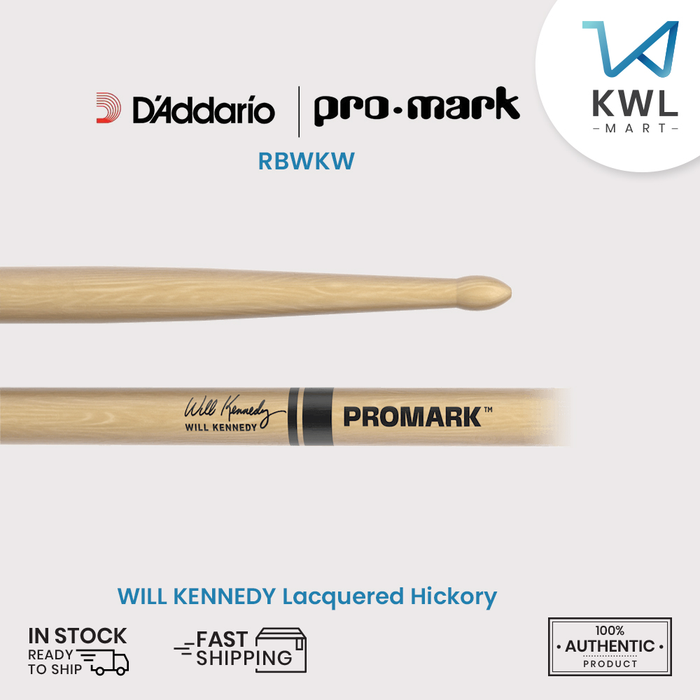 ProMark RBWKW WILL KENNEDY Artists Signature Collection Drumsticks, Lacquered Hickory - Image 3