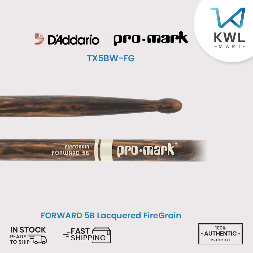 ProMark TX5BW-FG FORWARD 5B Drumsticks, Lacquered FireGrain - Image 3