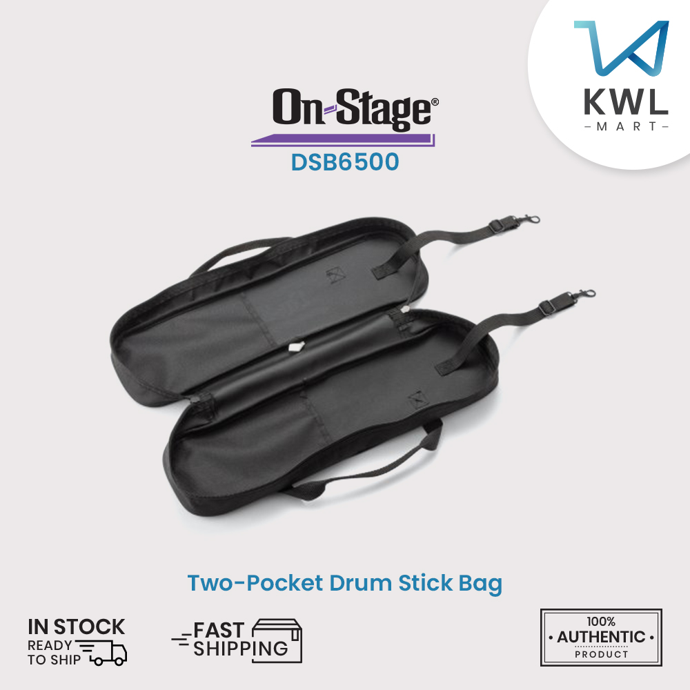 On-Stage DSB6500 Two-Pocket Drum Stick Bag - Image 4