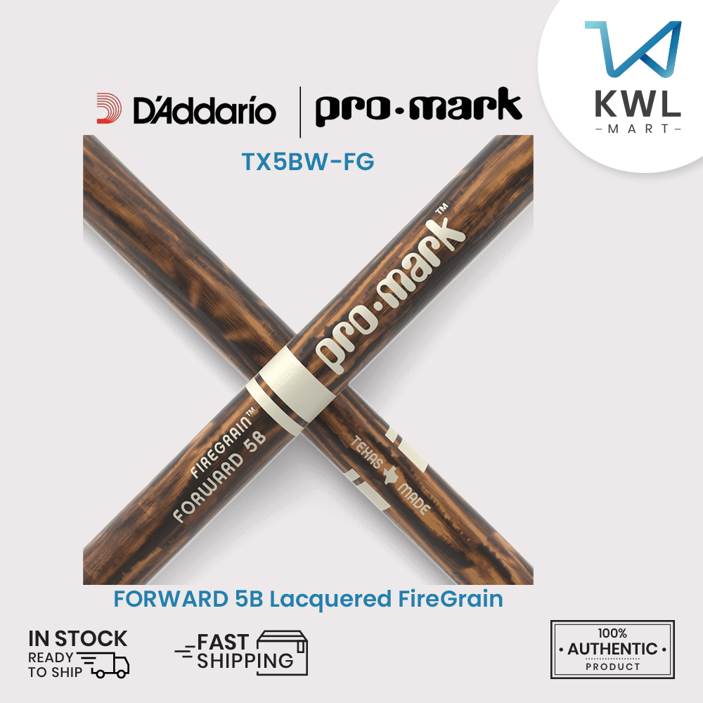 ProMark TX5BW-FG FORWARD 5B Drumsticks, Lacquered FireGrain - Image 5