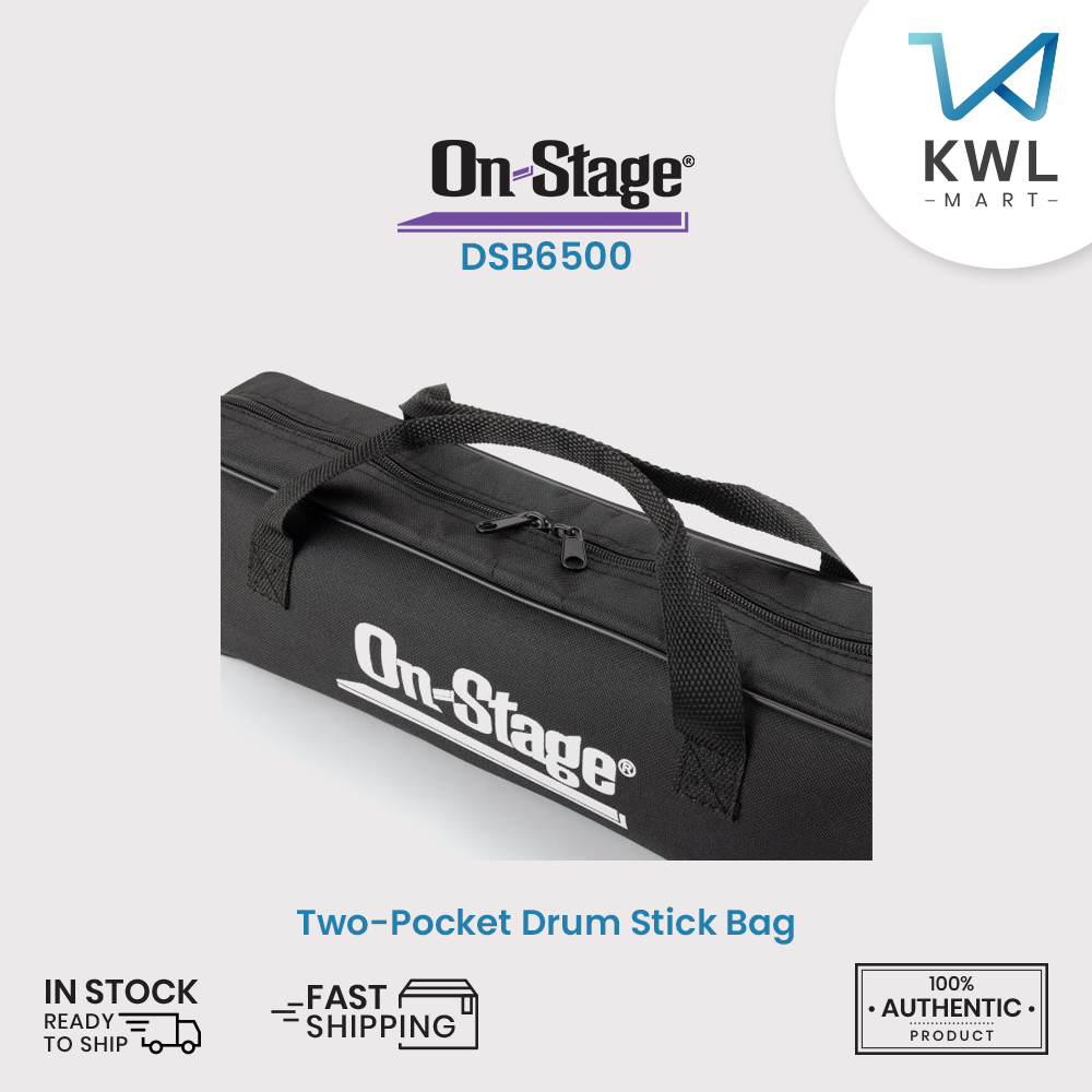 On-Stage DSB6500 Two-Pocket Drum Stick Bag - Image 6