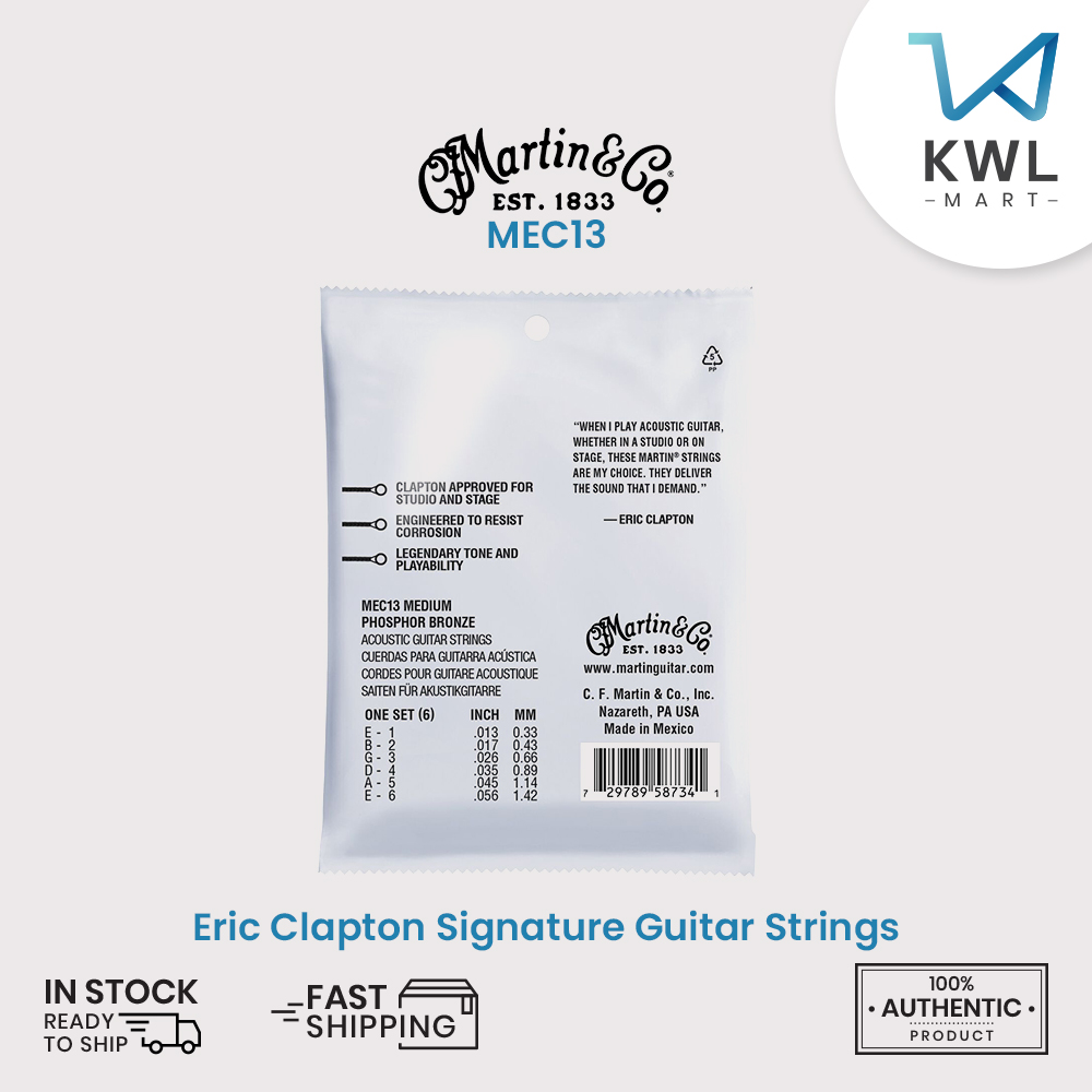 Martin Eric Clapton Signature Guitar Strings, MEC13 – Medium - Image 2